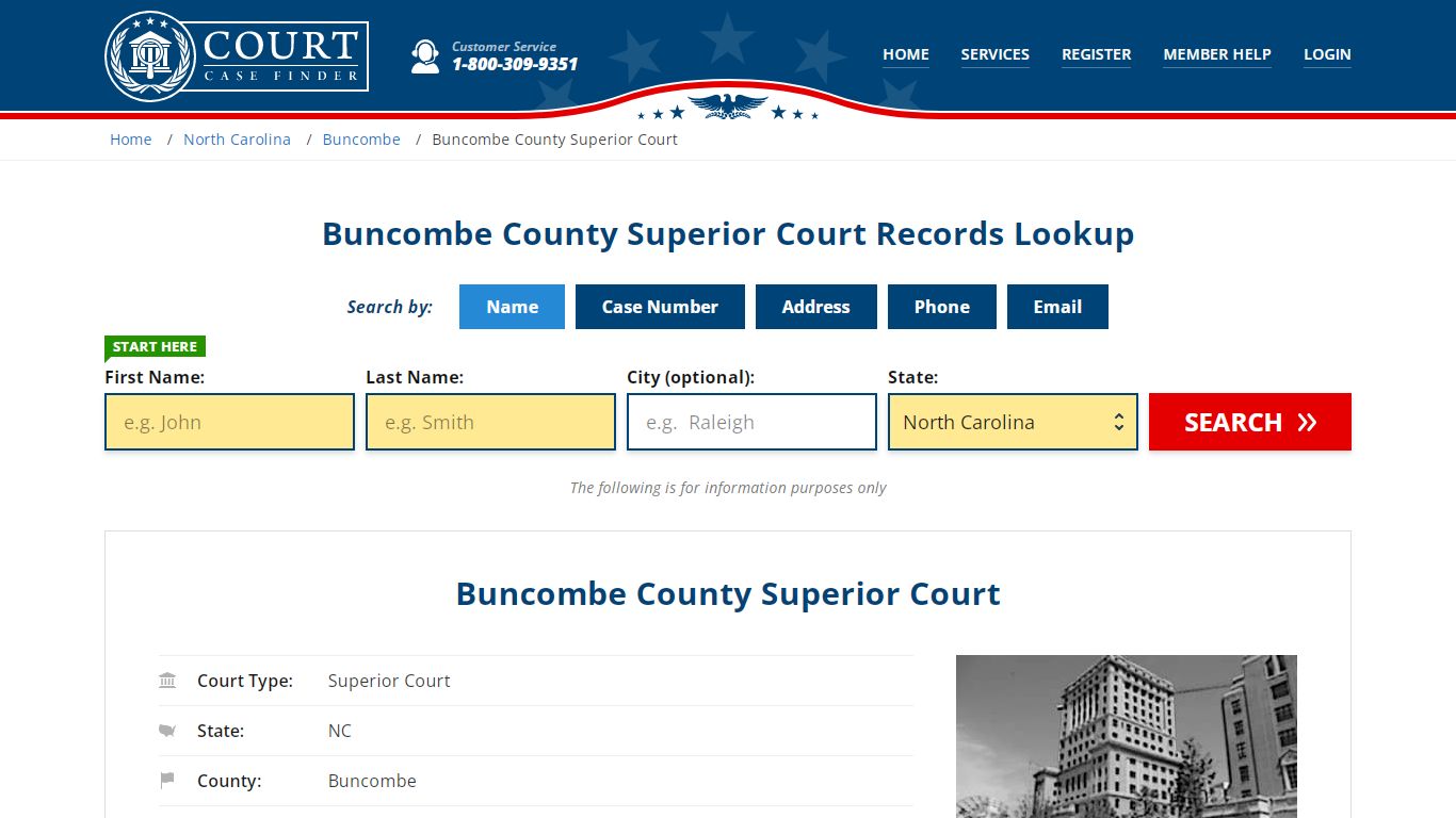 Buncombe County Superior Court Records Lookup